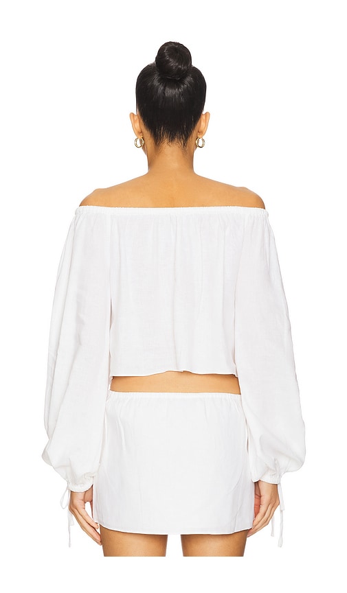  Guizio Akiko Top In White. Size Xxs. Also In Xs, M, L. 