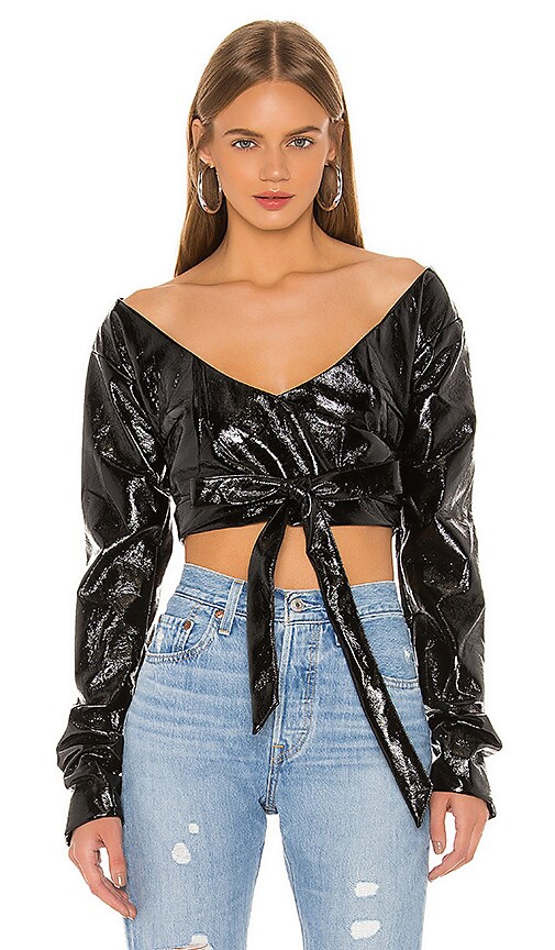 Patent Wrap Top