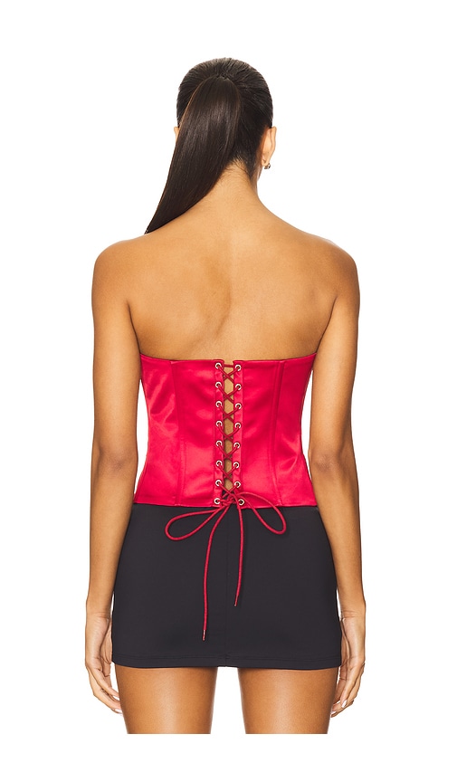  Guizio Korsett Satin In Red. Größe Xs. Also In Xxs, S, M, L. 