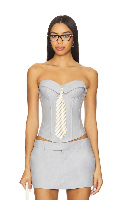 Guizio Chrys Corset In Blue