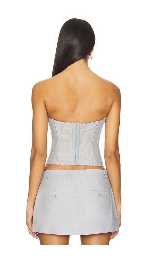  Guizio Chrys Corset In Grey. Size Xs. Also In Xxs, S. 