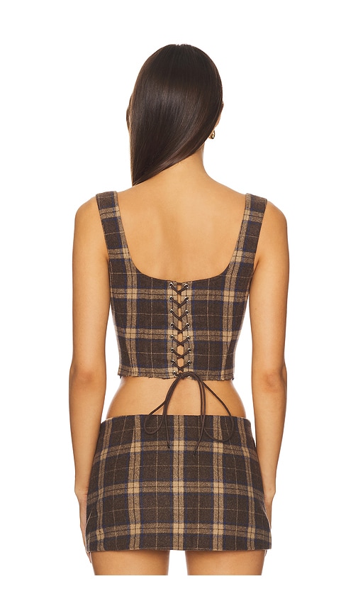  Guizio Korsett Chamonix Tartan In Brown. Größe Xxs. Also In Xs, S, M, L, Xl. 