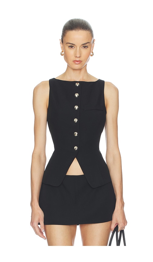GUIZIO Troyes Top en Black Taille M Also en XS S L 188 €