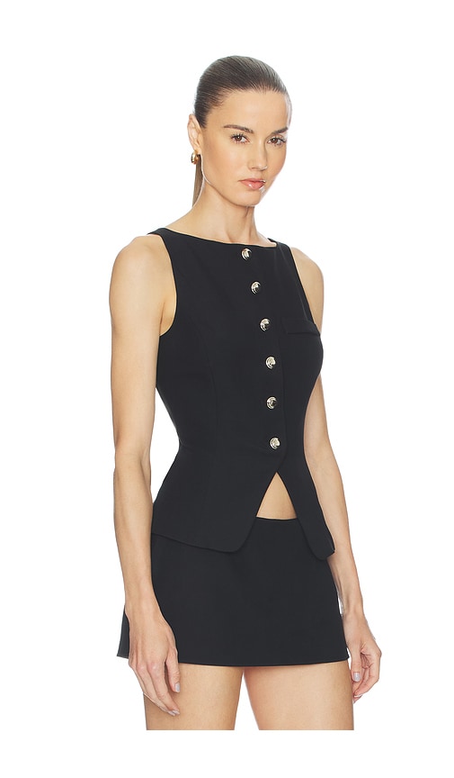  Guizio Troyes Top In Black. Size Xxs. Also In Xs, S, M, L. 