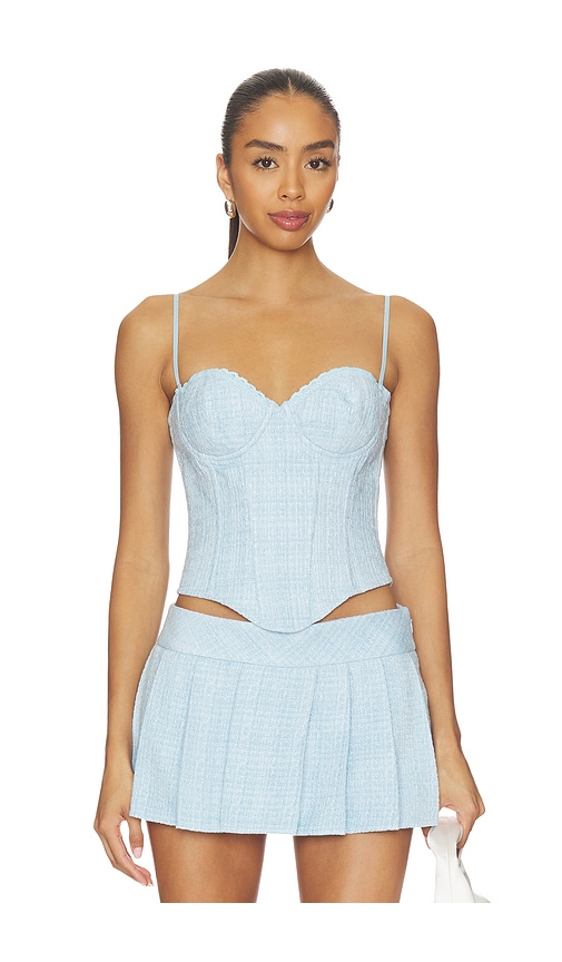 GUIZIO Genevieve Lace Trim Bustier