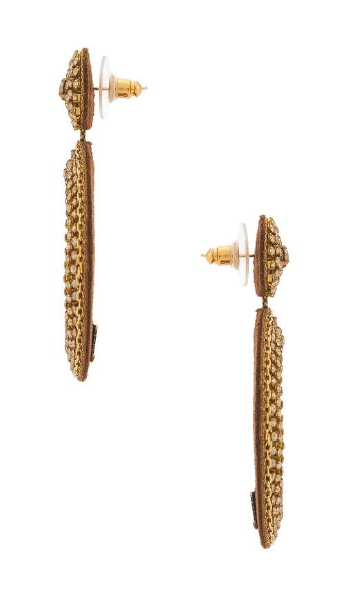 Deepa Gurnani Odeya Earrings In Gold