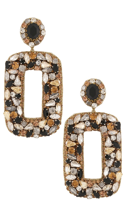 Deepa Gurnani Libi Earring in Neutral.