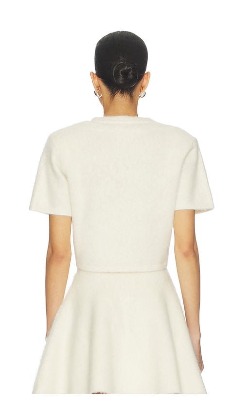  Dodiee T-shirt Talia In Cream. Größe S. Also In Xs, M, L. 