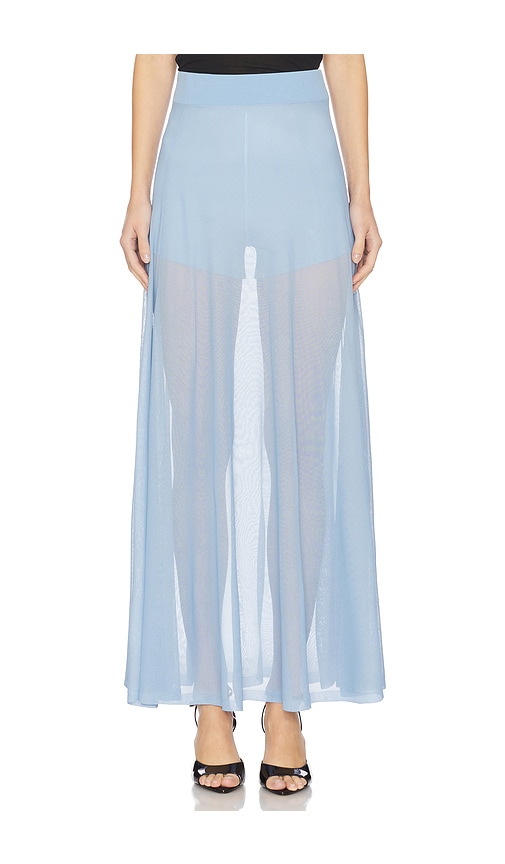 スカート lig. Ssize sheer volume skirt CODE A｜sideslit volume skirt（マキシ・ロングスカート