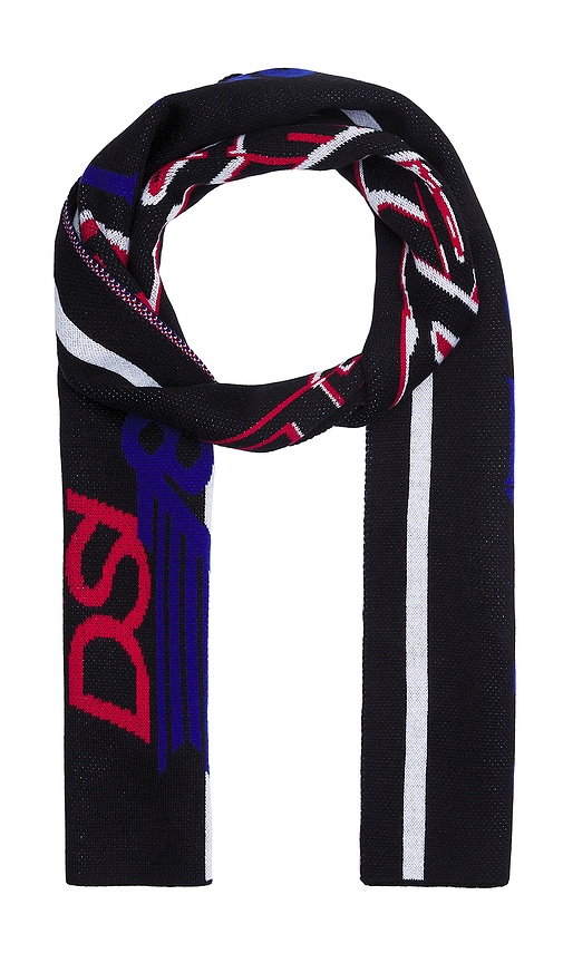 Shop Diesel Banner Scarf In 黑色