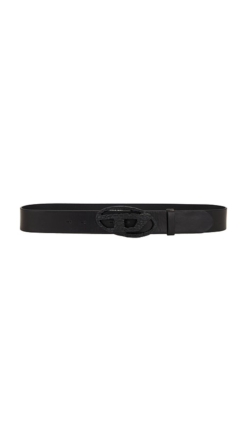 Shop Diesel 1dr Belt In Black