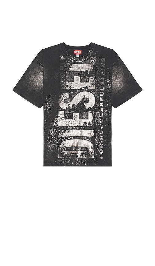 Shop Diesel Box T-shirt In Black