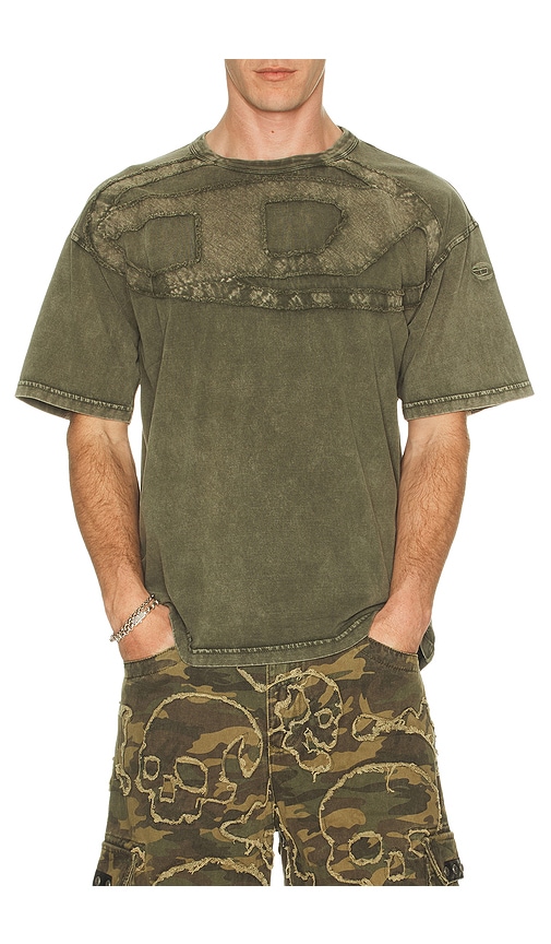 Diesel Box Tee in Green