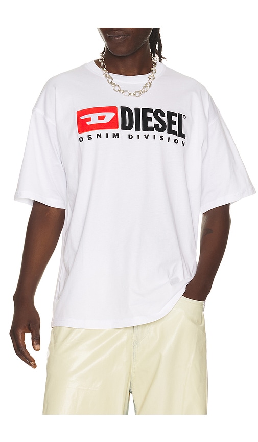 Diesel T-boxt-div T-shirt In White