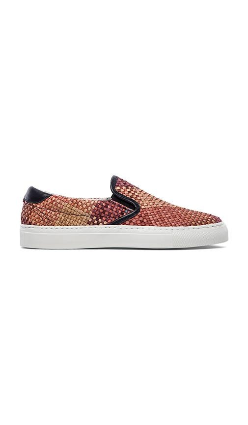 Garda Woven Leather Slip On