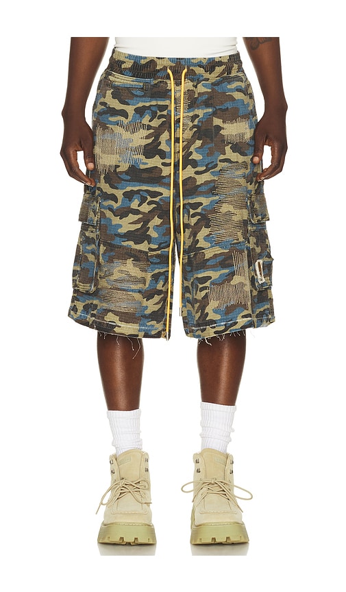 Diet Starts Monday Camo Ripstop Cargo Shorts