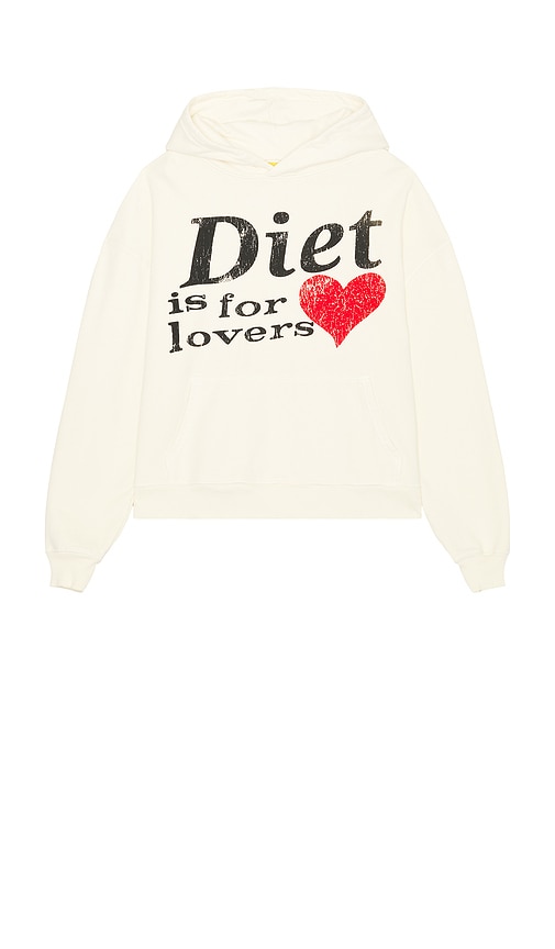 Shop Diet Starts Monday Lovers Hoodie In Antique White