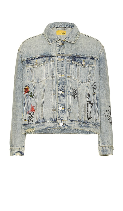 Diet Starts Monday Doodle Trucker Jacket