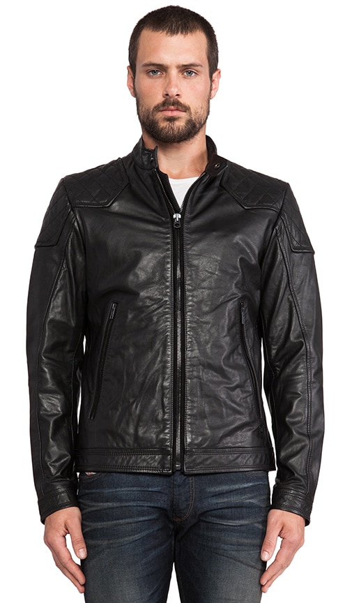 diesel laleta leather jacket