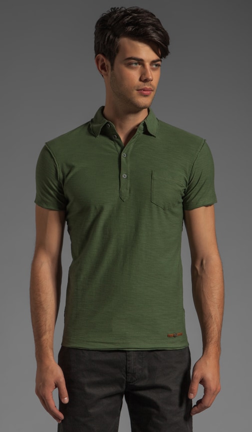 Diesel Ajar Polo in Fern Green | REVOLVE