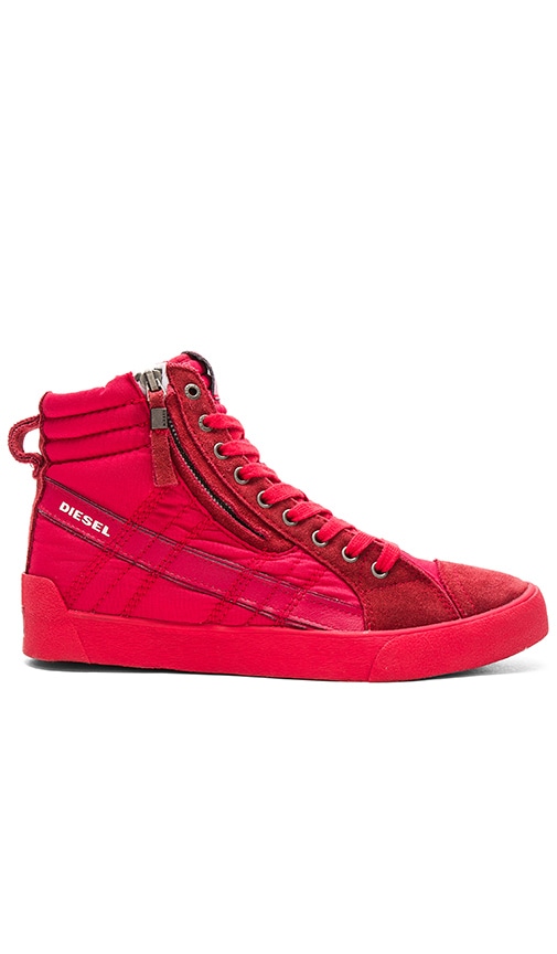 diesel red sneakers