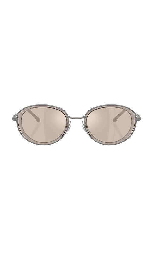 Diesel Round Sunglasses In Gray