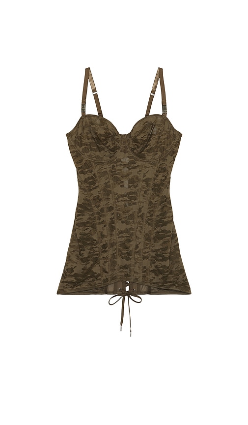 Diesel X Savage C Camo Lace Corset Slip