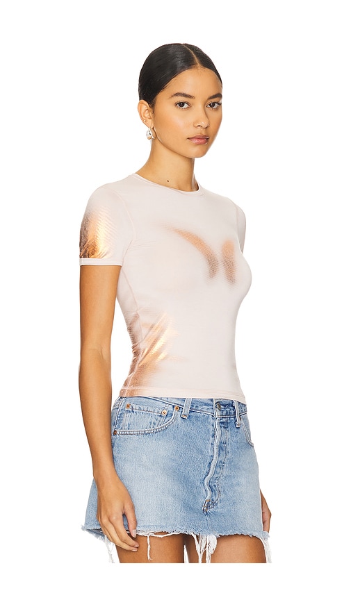 Shop Diesel T-anessa Tee In Blush