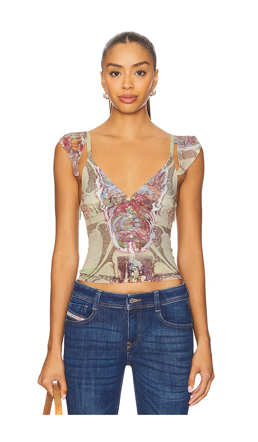 Fiore Top in Sage. - size L (also in M, S, XL, XS, XXS) - Diesel - Modalova