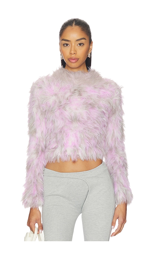 Diesel Annika Faux Fur Top