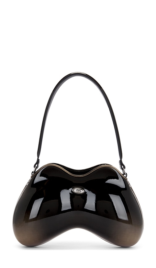 Double D Shoulder Bag in Black.