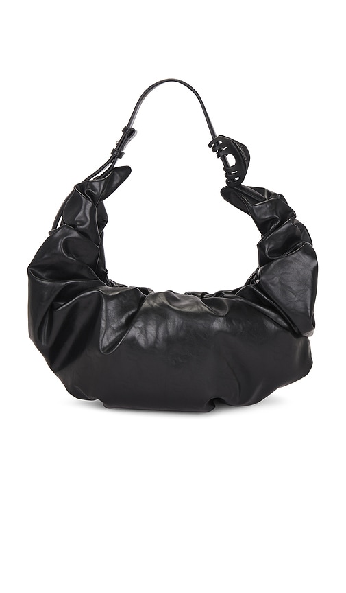 Diesel D Hobo Bag In Black