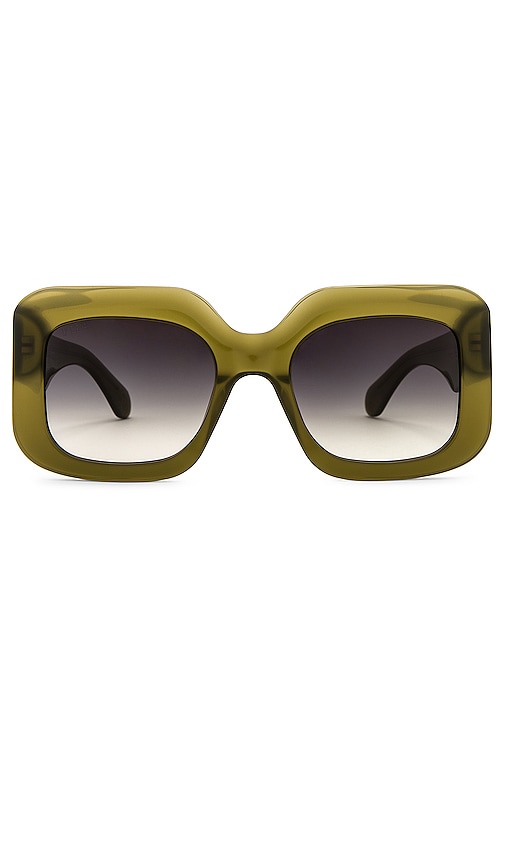 Diff Eyewear Giada 太阳镜 – 橄榄色 In Olive