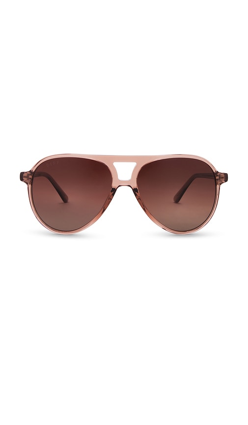 Shop Diff Eyewear Tosca Ii In Cafe Ole & Brown Gradient