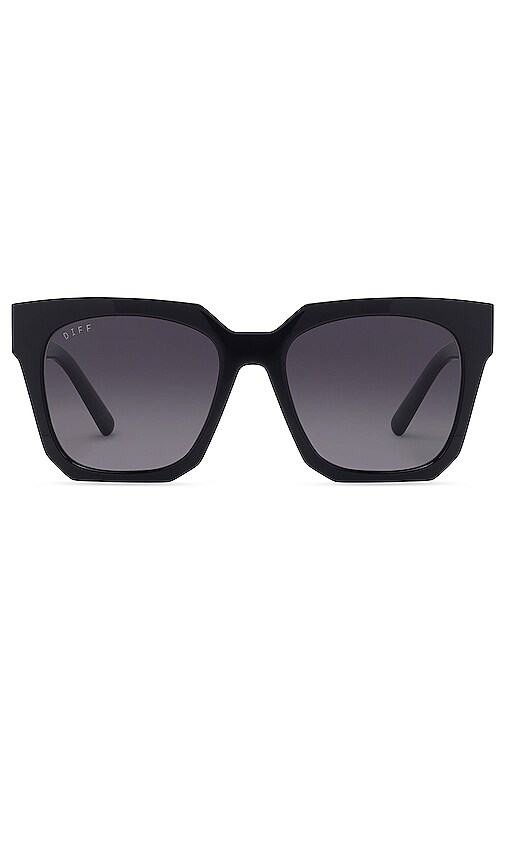 DIFF EYEWEAR Ariana in Black & Grey REVOLVE