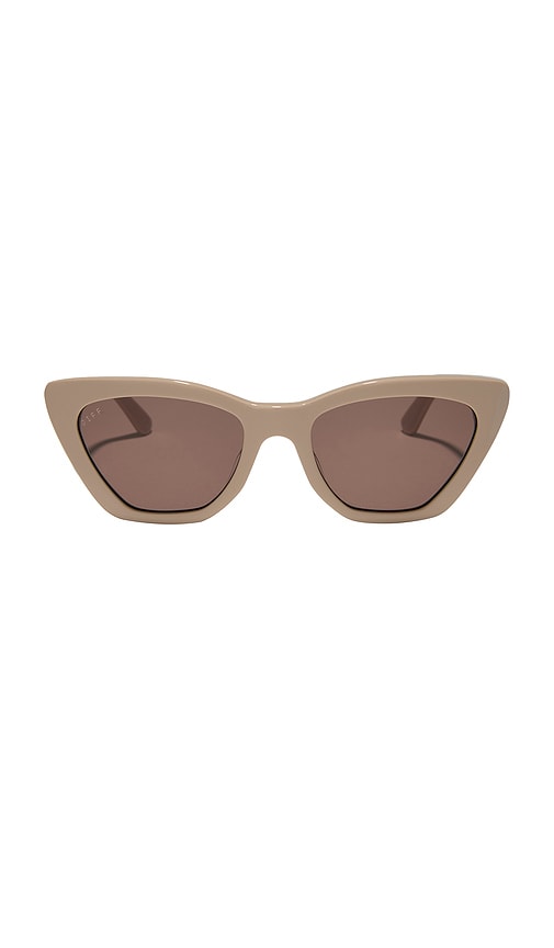 Diff Eyewear Camila Sunglasses In Beige