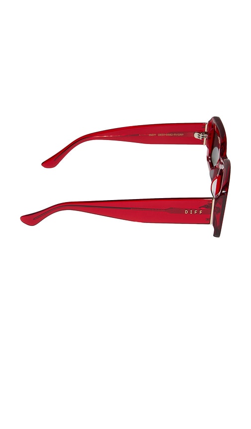  Diff Eyewear Indy Sunglasses In Red. 