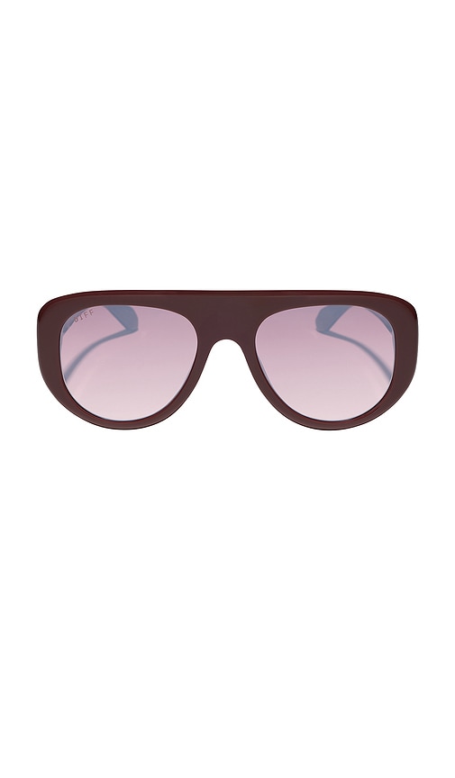 DIFF EYEWEAR LUNETTES DE SOLEIL MORGAN en Burgundy 96$