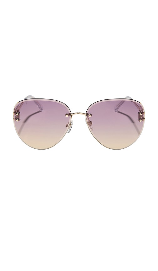 DIFF EYEWEAR LUNETTES DE SOLEIL TRISTA en Metallic Gold 96$