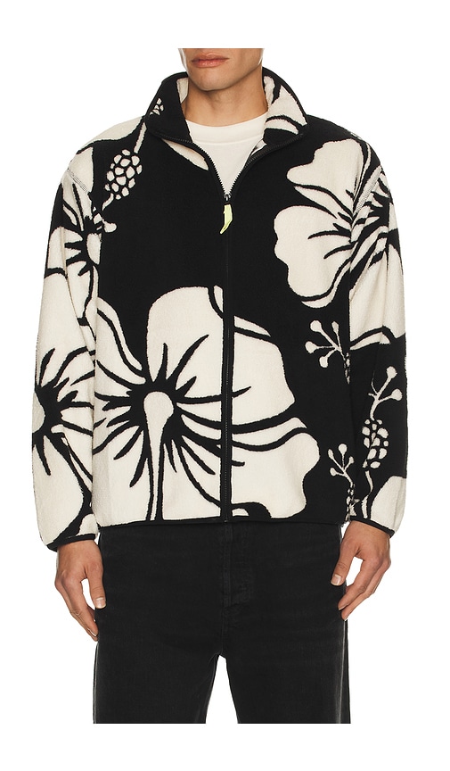 Duvin Design Hibiscus Full Zip Sherpa Jacket