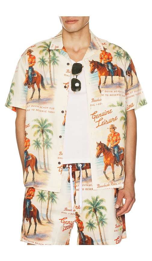 Duvin Design Beach Ranch Button Up Shirt