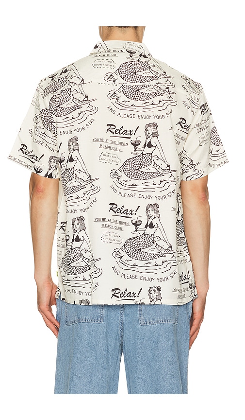  Duvin Design Relax Button Up Shirt In Cream. Size S. Also In M, L, Xl/1x. 