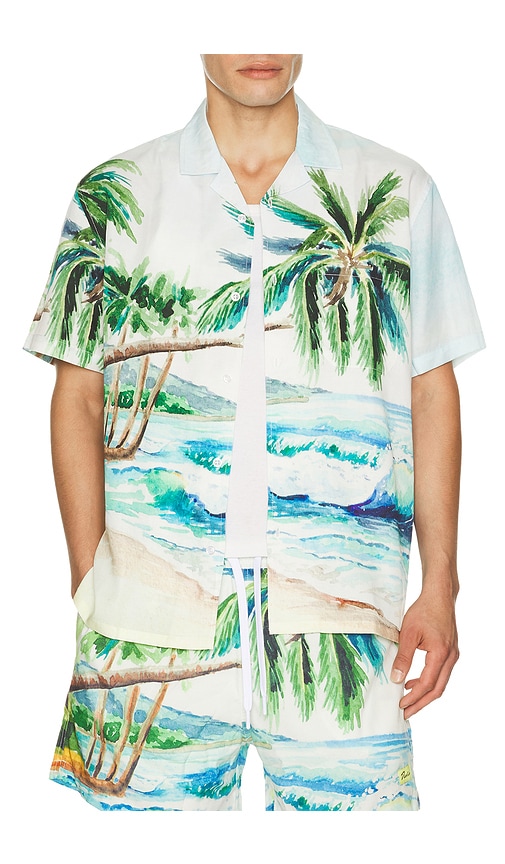 Duvin Design Postcard Button Up Shirt