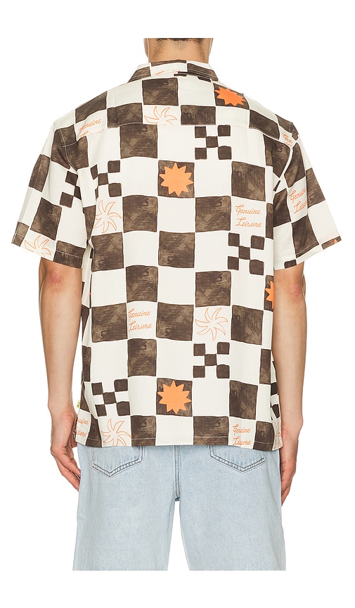  Duvin Design Check Button Up Shirt In Brown. Size S. Also In M, L. 