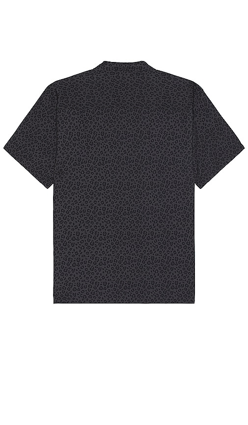 Shop Duvin Design Shadow Cat Shirt In 黑色