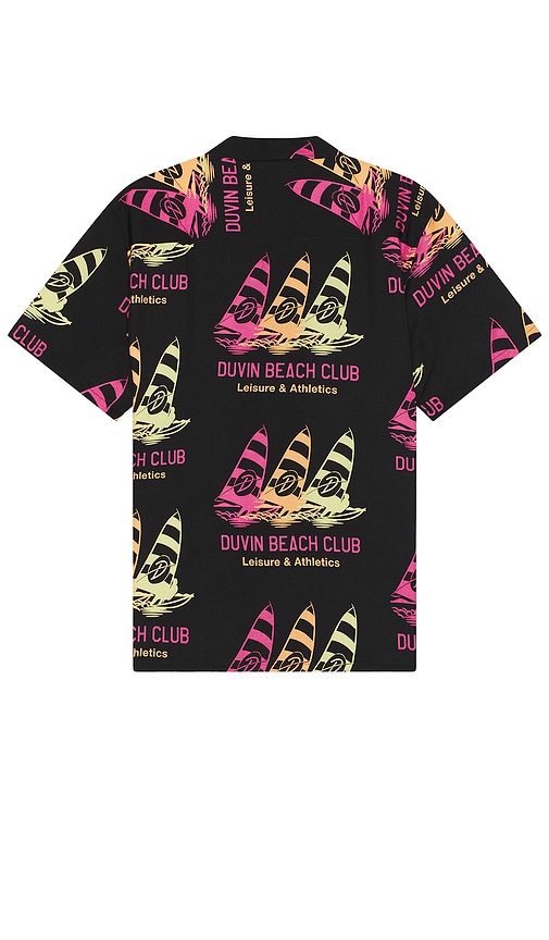 Shop Duvin Design Tailwinds Shirt In 黑色