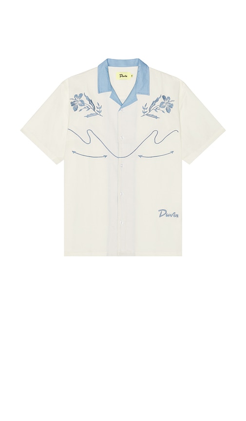 Saloon Buttonup Shirt in Cream. - size L (also in M, S, XL/1X) - Duvin Design - Modalova