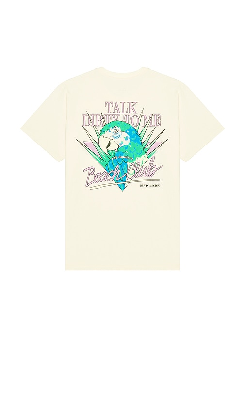 Duvin Design Talk Dirty Tee In Brown