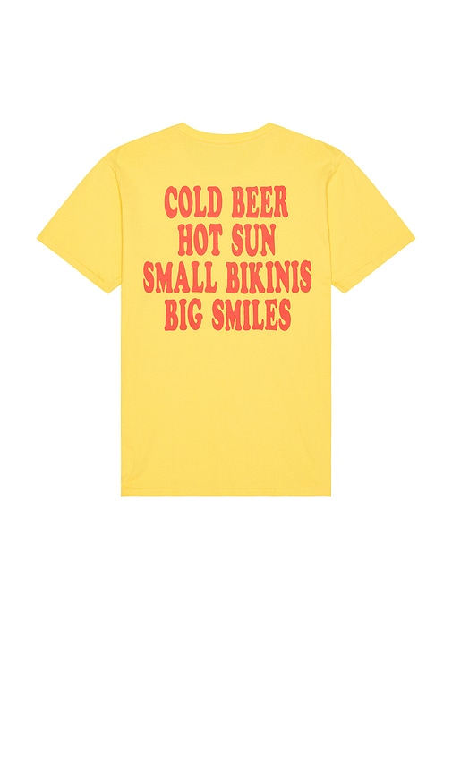 Duvin Design Hot Sun Tee In Yellow