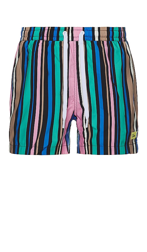 Shop Duvin Design Beach Dweller Swim Short In 黑色